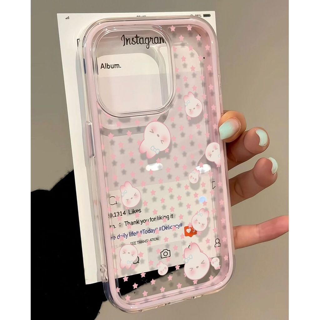 2 In 1 Premium Bintang Kelinci Case Infinix 60I Hot 60 Pro Plus Smart 10 Ckk Pop Casing Luxury