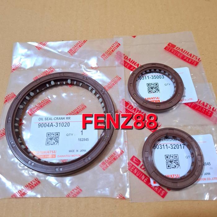 SEAL KRUK AS BELAKANG NOKEN AS SEAL KRUK AS DEPAN TIMING GRAND MAX 1.3 1.5 3PC