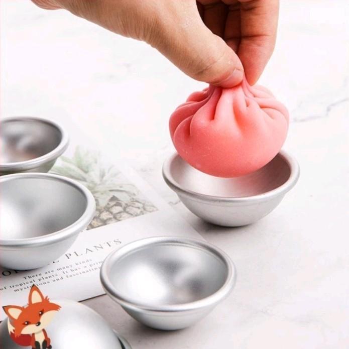 Cetakan Kue Mochi Loyang Kue Bulat Mini Loyang setengah lingkaran