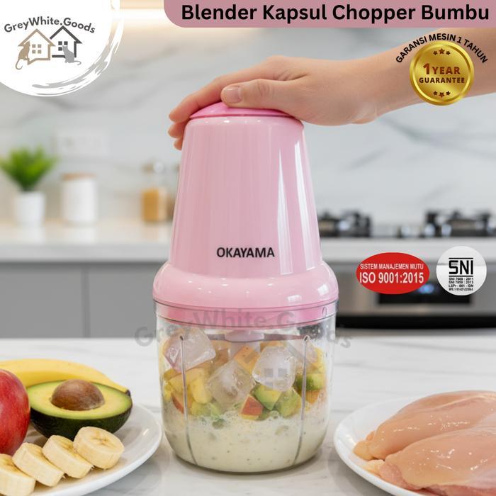 Chooper Daging Serbaguna Penggiling Blender Kapsul chooper Stainless Food Processor