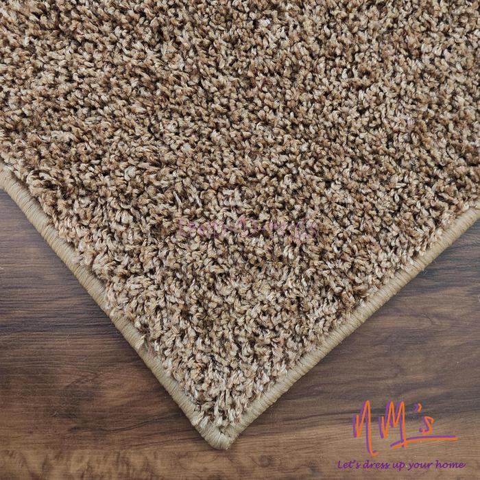 Tren-D-Rugs Karpet Keset Shaggy 50X240 Anti Slip Polos Modern Estetik Alas Lantai Dapur Lorong