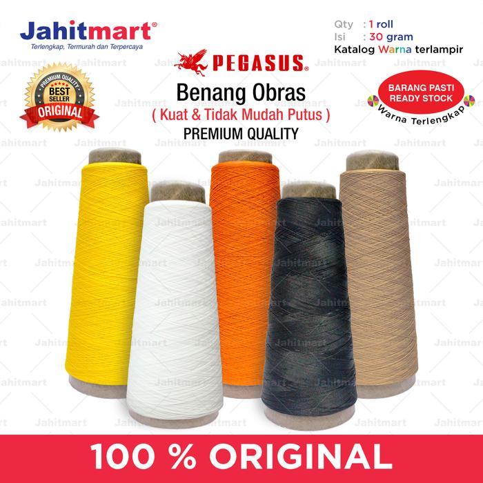 Benang Obras Premium Kecil 30gr Merk PEGASUS