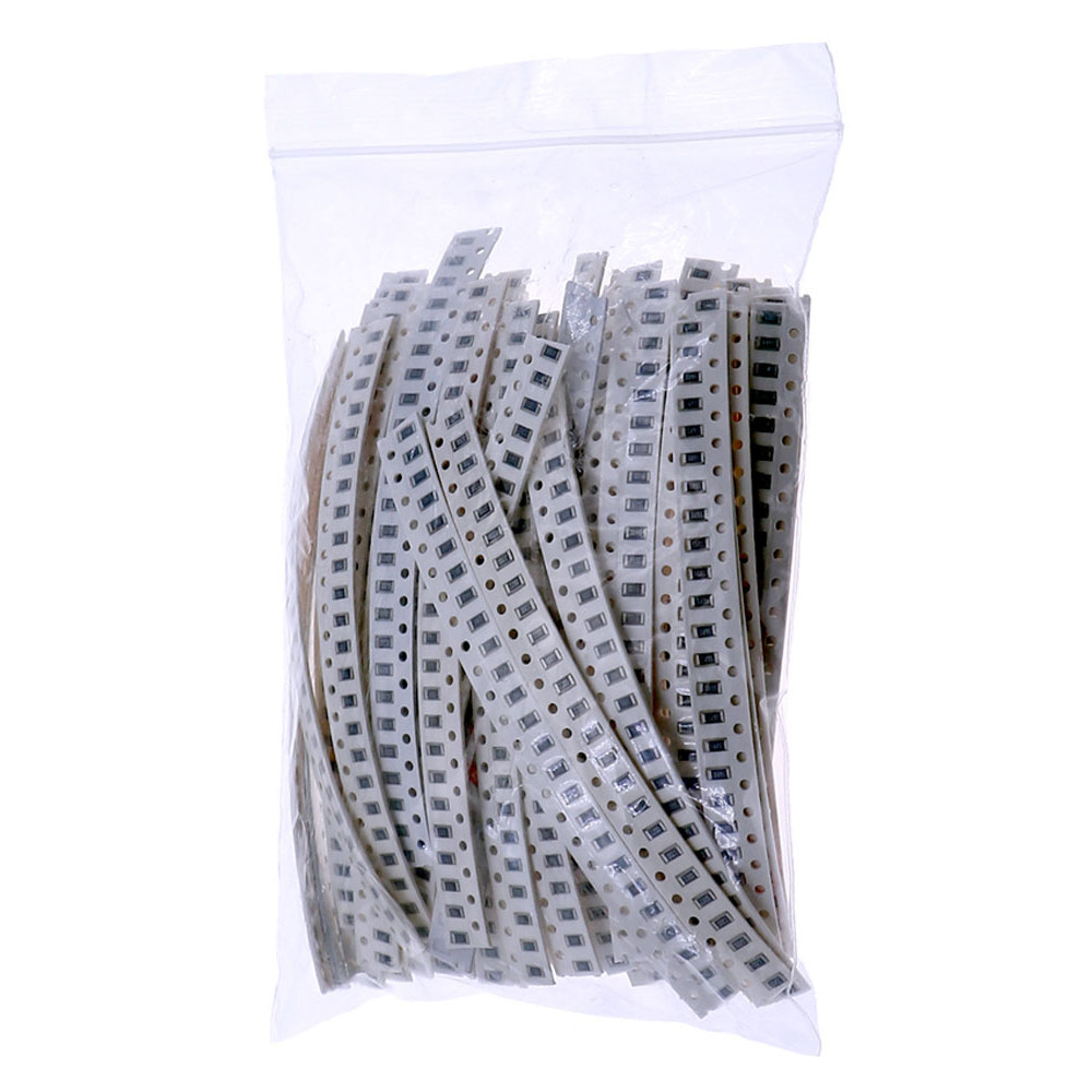 2000pcs 80values 5% 1206 SMD Resistor Assorted Kit set 10 ohm - 910k ohm Chip Fixed Resistor Sample