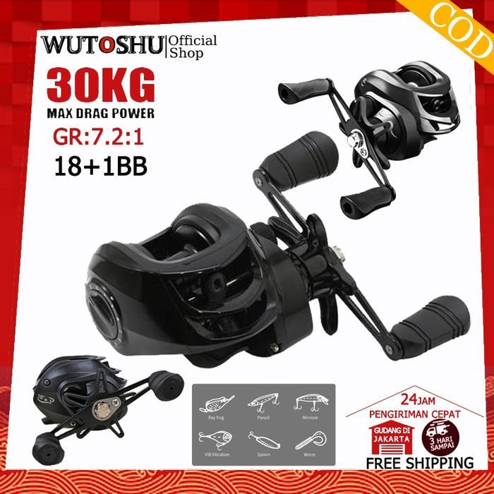 REEL BC WUTOSHU REEL BC SEAKINGS 18+1 BB HANDLE KIRI DRAG CLICKER REEL DAIDO