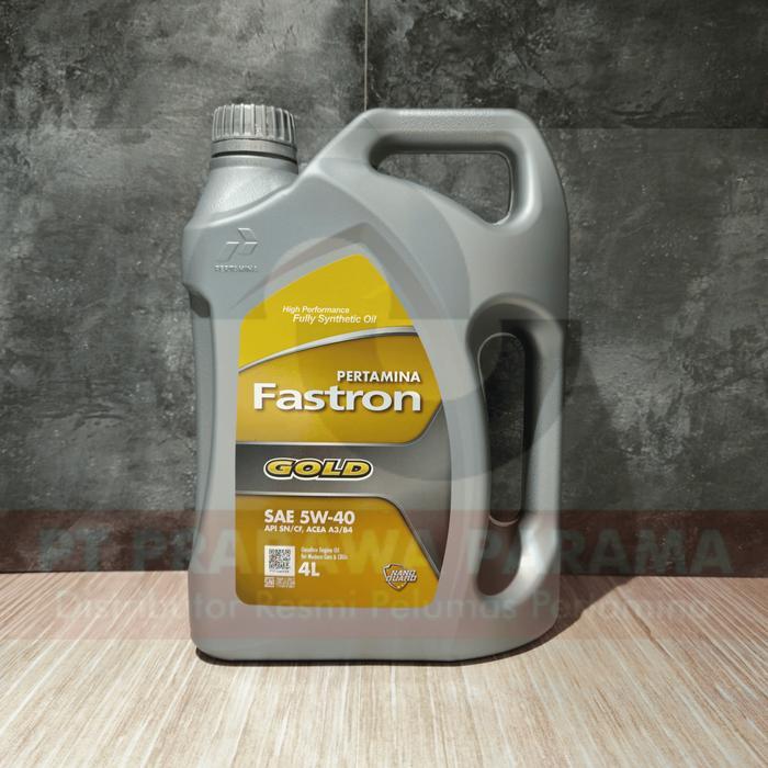 Pertamina Fastron Gold 5w40 4 Liter/1 Galon - Oli Mobil Original