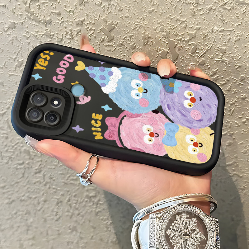 Casing Hp Untuk OPPO A15 A15s A35 Case Badut bola lucu Kasing Softcase Silikon baru penutup Kesing A