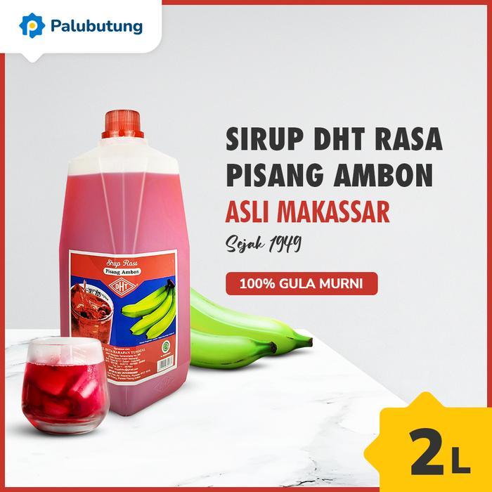 PALUBUTUNG - Sirup DHT Pisang Ambon Asli Makassar 2 Liter - Sirup Pisang Ambon Khas Makassar
