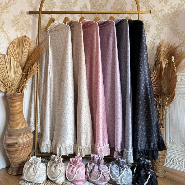 Mytesa - Mukena Noora Series Premium - Mukena satin silk premium exclusive Mewah - Mukena satin