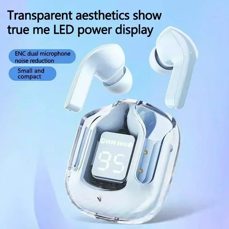 Hk3 Wireless Bluetooth Earphone Canceling Hifi Stereo Sport Headphones With Digital Display