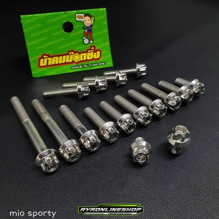 Probolt Stainless Baut Cvt Mio Sporty Mio Smile Original Thailand