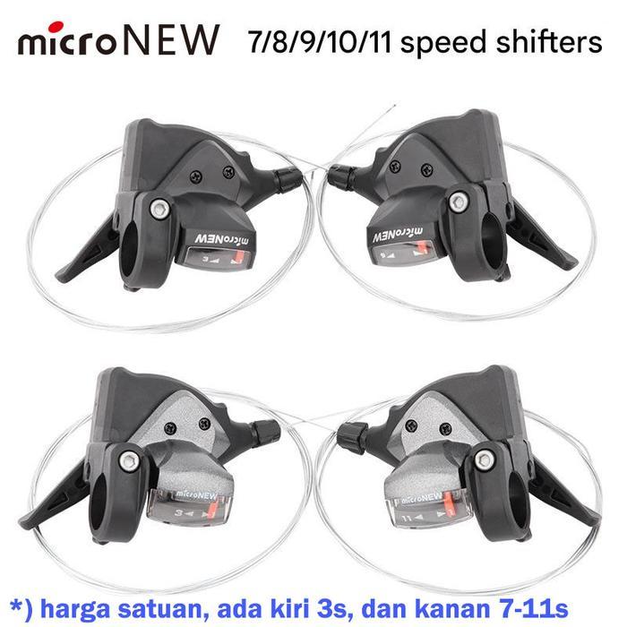 Micronew Shifter Sepeda Gunung Mtb Operan Gigi