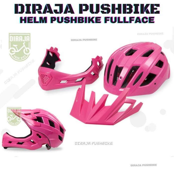 Helm Pushbike Fullface Gamila Sepeda Anak Balancebike Race Terjamin
