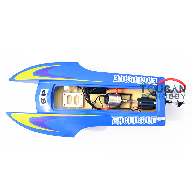 M440 15.1" Fiber Glass High Speed Electric Racing RC Boat W/ Motor Servo ESC Ship Model for Boy Gift