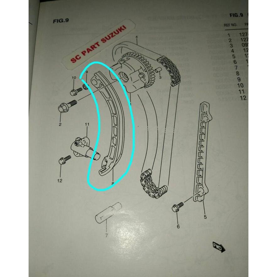 Tensioner Timing Chain Suzuki Aerio/Baleno Next-G.