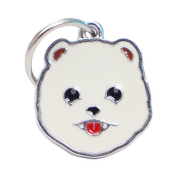 Pet Kingdom Tag Hewan Small Pom Pt166 Identitas Peliharaan Aksesori Anjing Liontin Hewan Tanda
