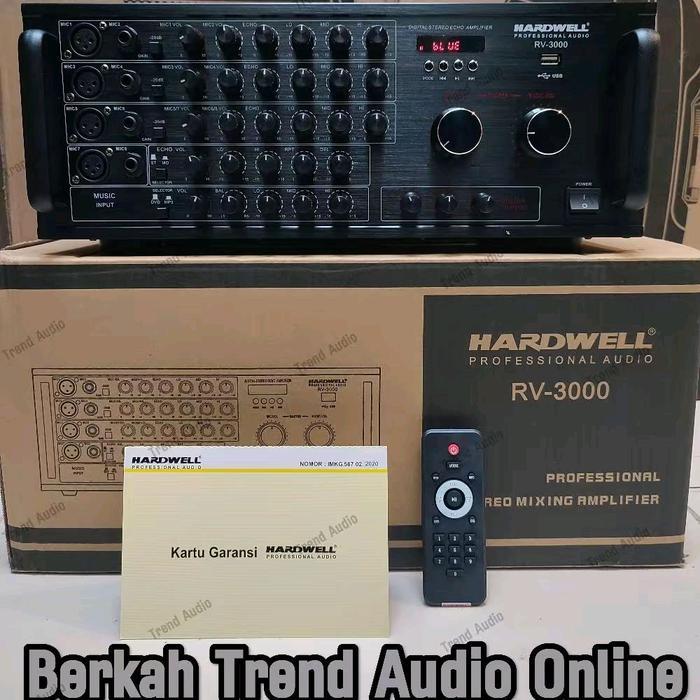 AMPLIFIER HARDWELL PROFESSIONAL AUDIO RV 3000