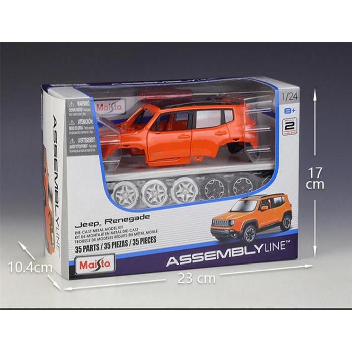MAISTO DIY DIECAST MOBIL SKALA 1:24 UKURAN BESAR MODEL ASSEMBLY LINE - ORIGINAL LICENSED PRODUCTS