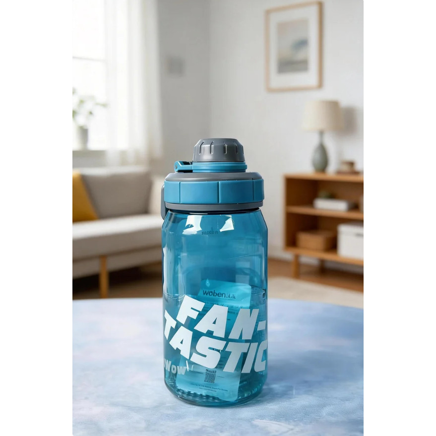 RED HOUSE Botol Minum Woben Sport Premium 600ML | Tutup Anti Bocor dengan Pengunci