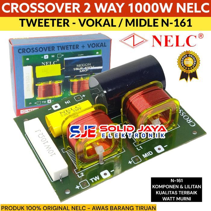 "New" CROSSOVER TWEETER VOKAL 2 WAY N161 NELC - CROSSOVER 2 WAY NELC N-161 TWETER VOCAL MIDLE MIDEL