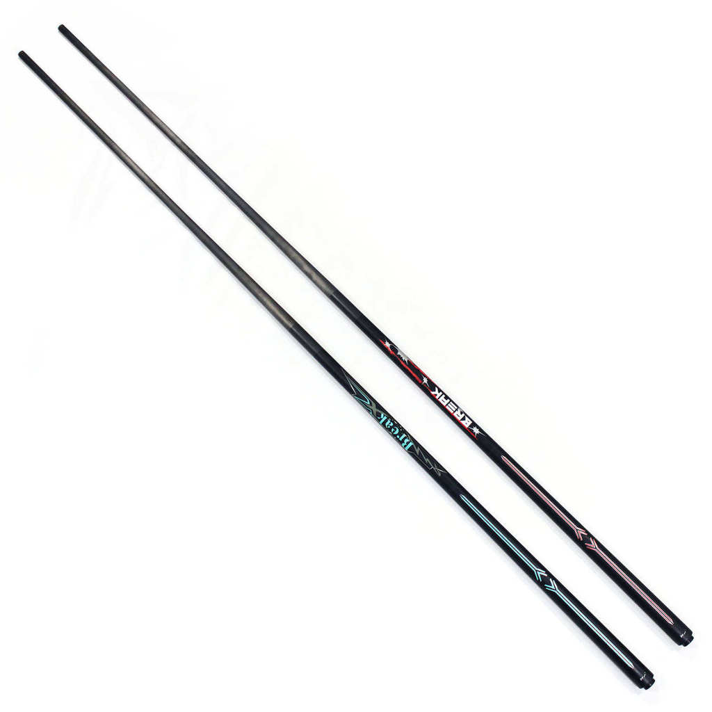 Premium Quality VanQS 3-pieces Jump Break Cue with Pure Carbon Fiber Shaft Billiard Punch Jump Cue