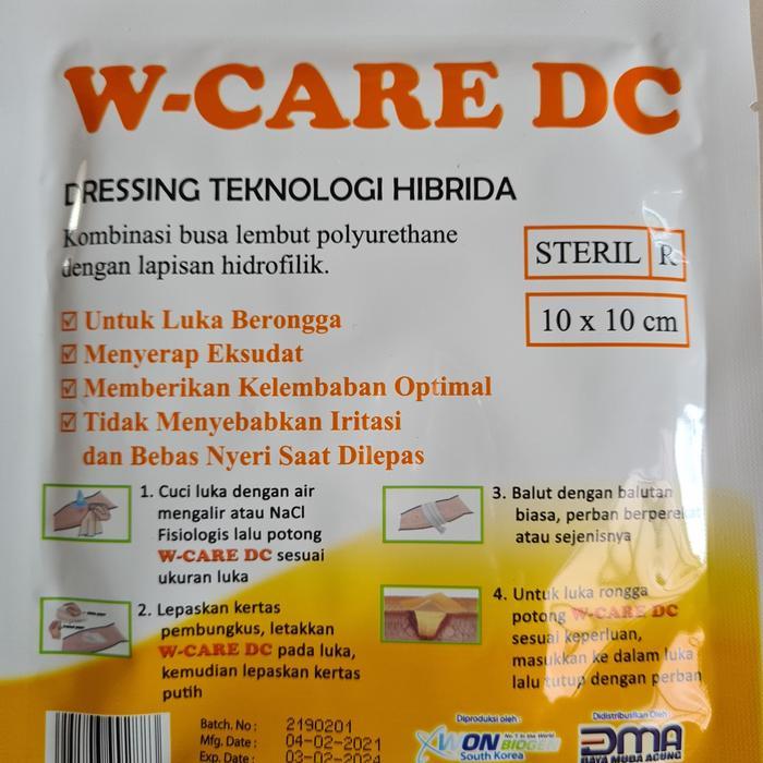 W CARE DC / W-CARE DC / WE CARE DC / PERBAN LUKA FOAM DRESSING