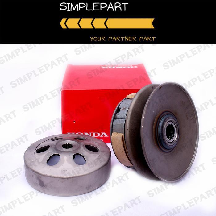 Pully Assy Beat Pulli Satu Set Beat Karbu Pully Assy Scoopy Karbu