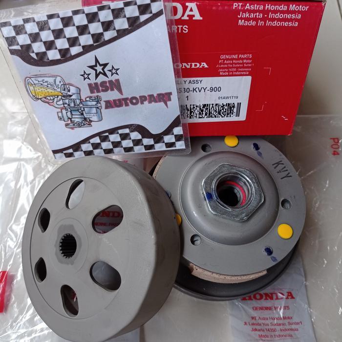 Pully Pulley Sliding Komplit Satu Set Assy Set Beat Lama Karbu/Scoopy