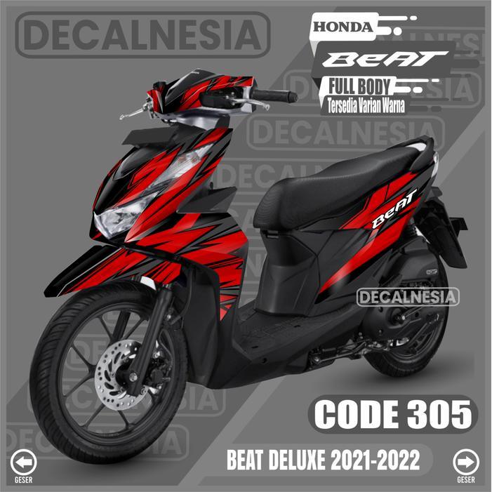 Stiker Decal Beat New Deluxe Full Body 2023 2022 2021 2020 Sticker Cbs Iss Modifikasi Motor Honda