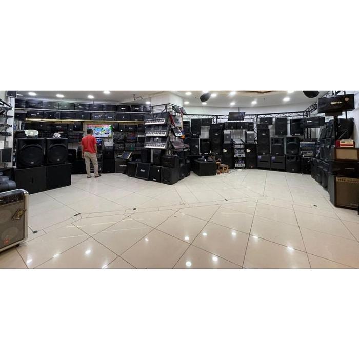 GROSIR PAKET SOUND SYSTEM KARAOKE BMB 8 INCH MIC WIRELESS ASHLEY 200