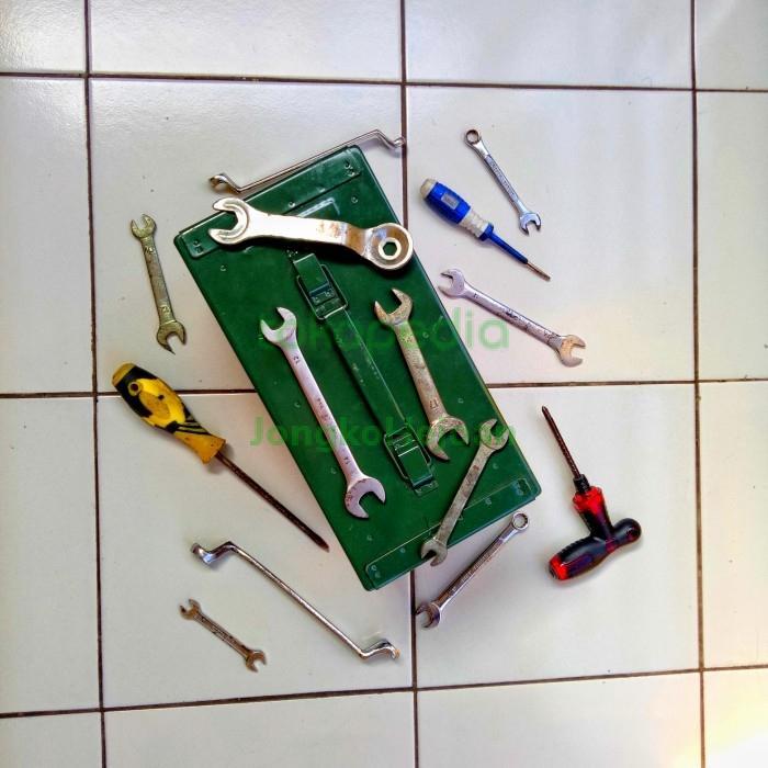 Box Peluru Bekas / Kotak Perkakas Besi / Tool Box Besi Original Pindad Terbatas