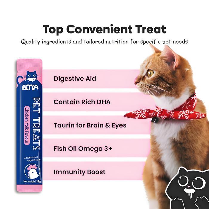 Makanan kucing Makan kucing Cemilan kucing penggemuk Snack kucing Makanan Basah Kucing Makanan