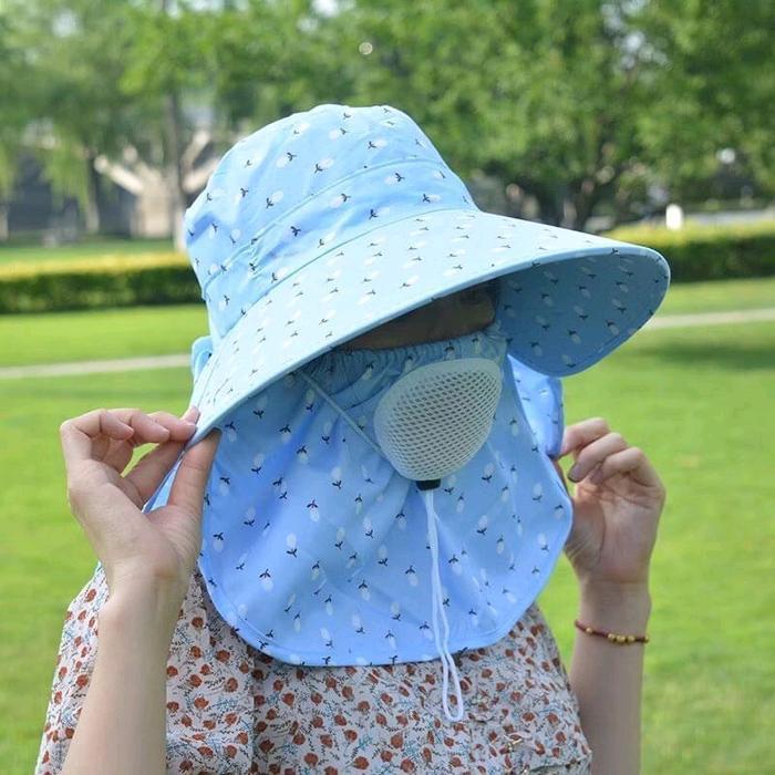 TOPI VISORS / TOPI CADAR / TOPI KEBUN WANITA / TOPI JEMUR PADI