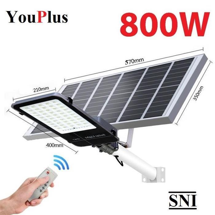 LAMPU JALAN SOROT 600watt 600w / LAMPU TENAGA SURYA 800 Watt / lampu jalan tenaga matahari 800w 2 in