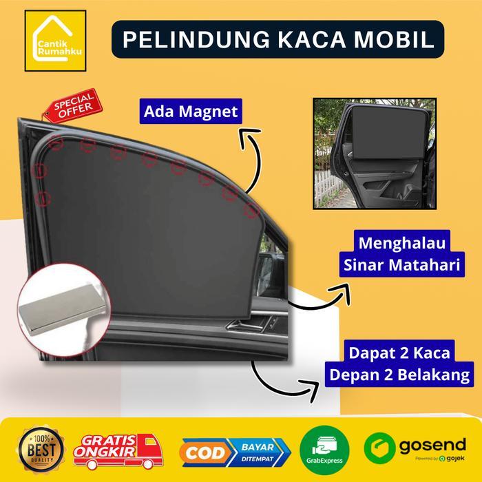 Pelindung Kaca Samping Mobil Anti Panas Tutup Cover Sunshade Penutup