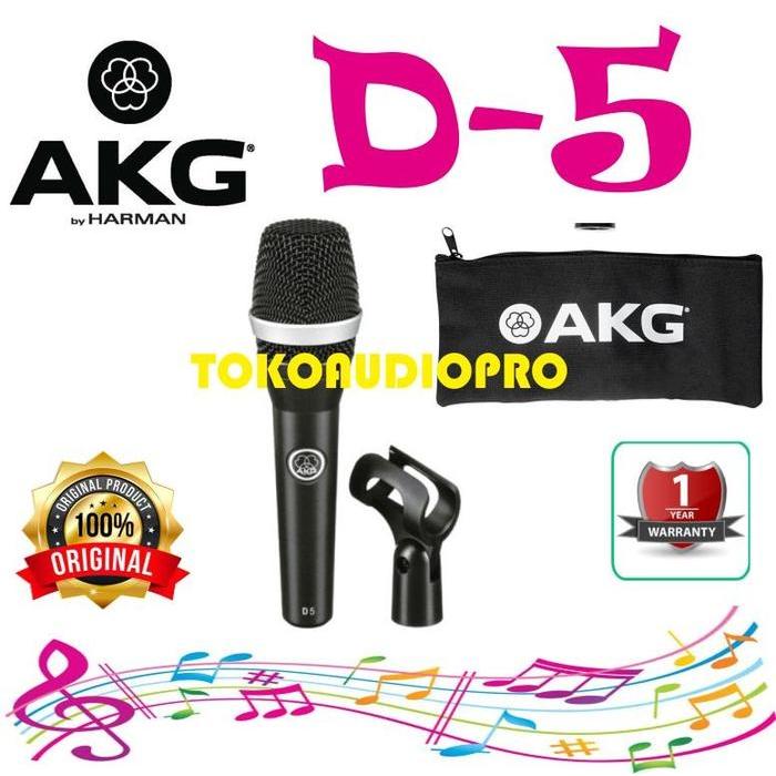 Akg D5 D-5 Dynamic Vocal Microphone Original Akg D-5 Co