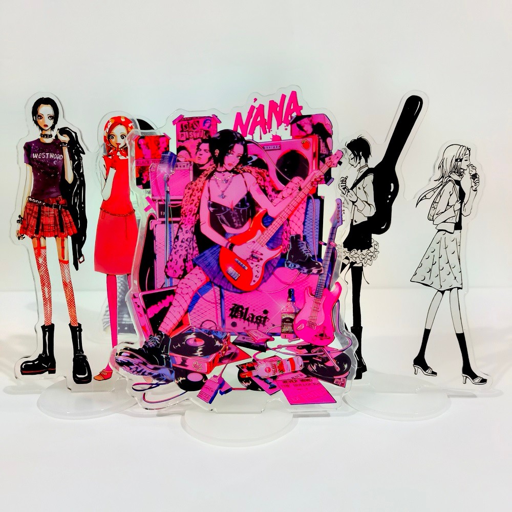 Anime Nana Black White Manga Acrylic Stand Oosaki Nana Komatsu Hachi Okazaki Shinichi Keychain