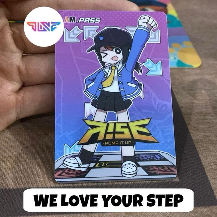 Kartu Pump It Up / Am Pass Rise - We Love Your Step