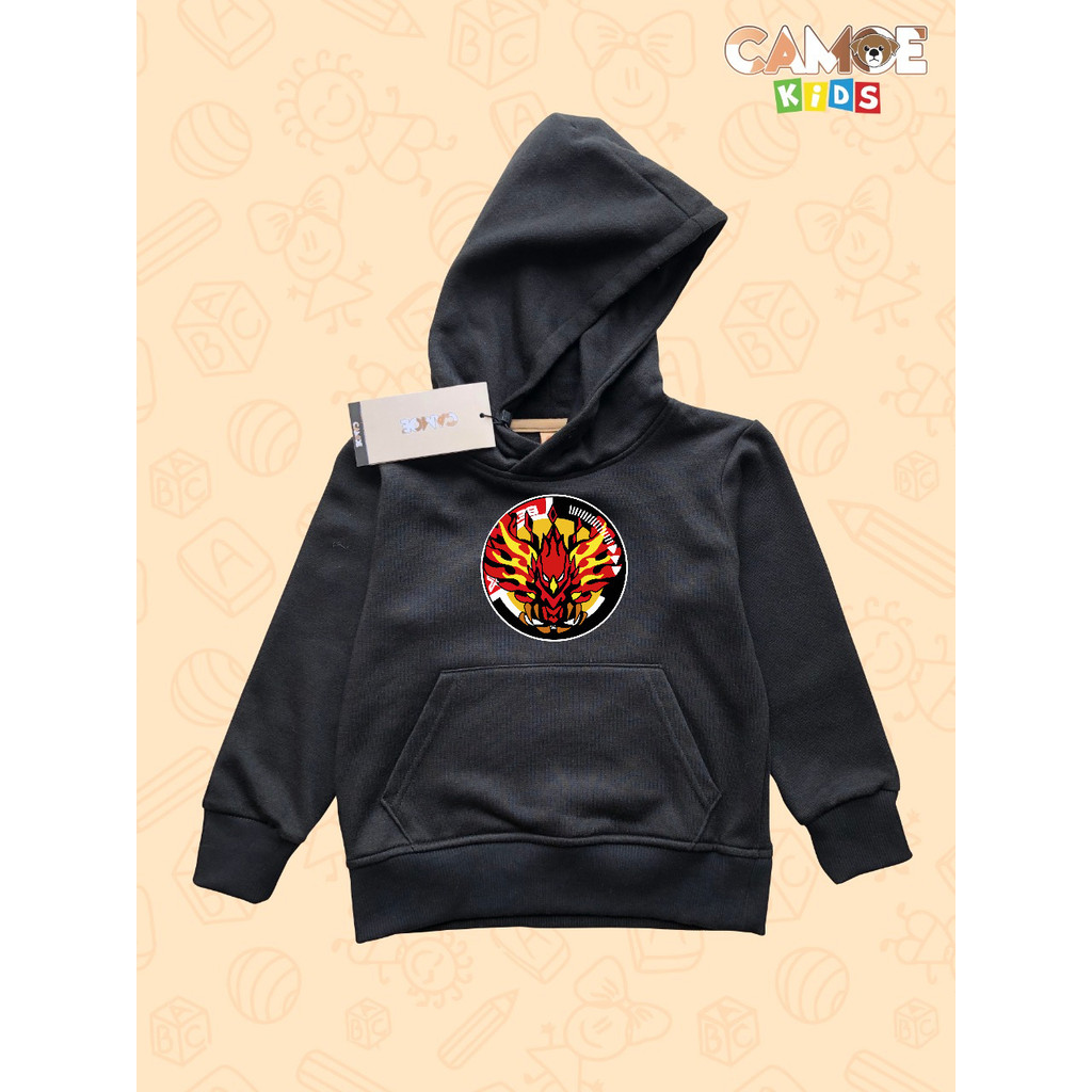 Jaket Hoodie Anak KIDS Anime Beyblade X Gear Chip logo Phoenix Wing