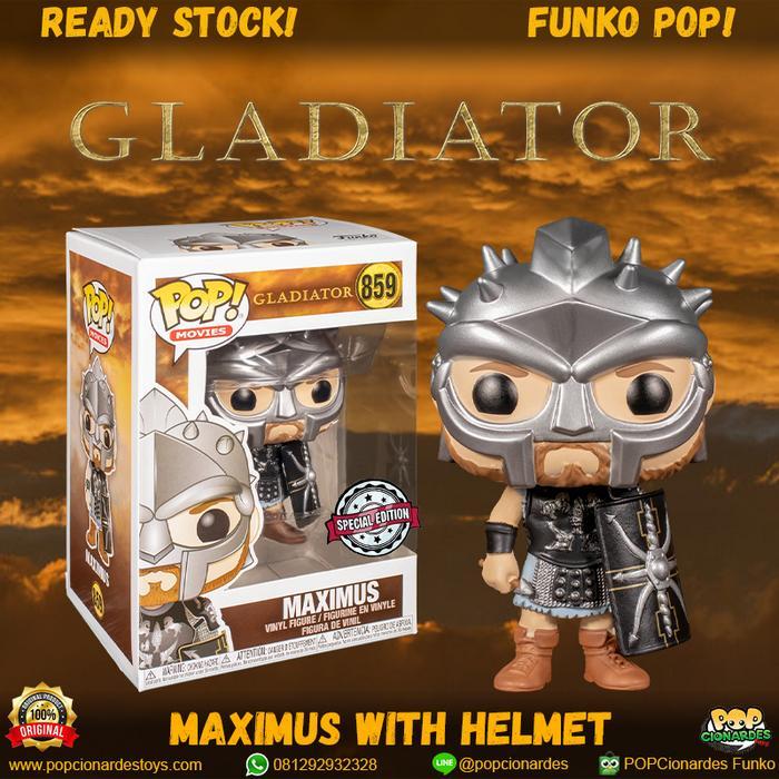 Funko POP Movies - Gladiator - Maximus with Helmet Exclusive #859