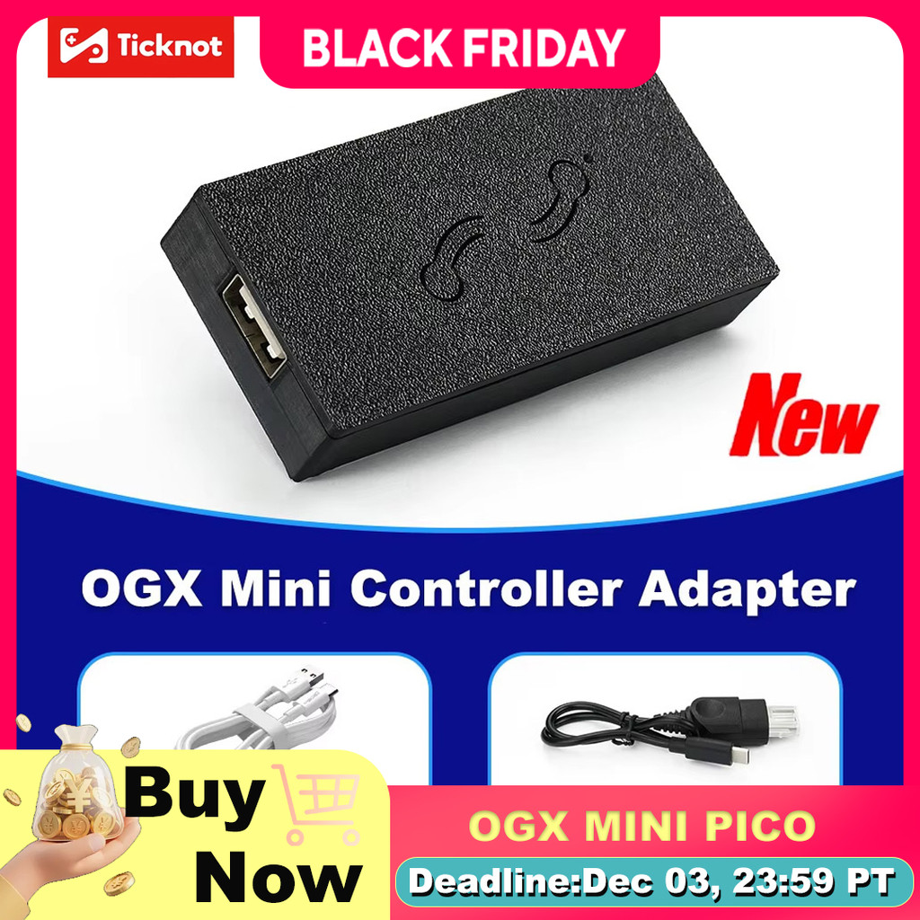 Ogx Pico Controller Adapter For Original Xbox/Pc//Switch Wired Gamepad Converter For Xbox 360/Xbox X
