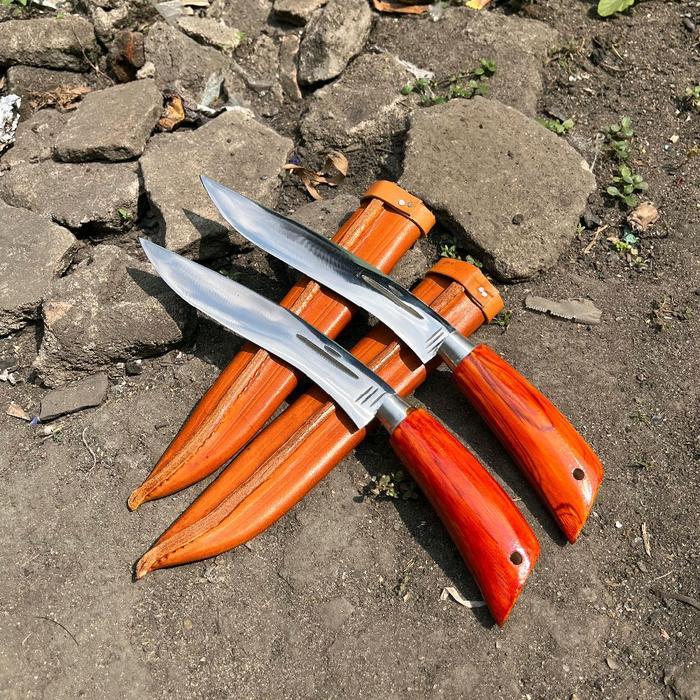 PISAU SERBAGUNA BAHAN BAJA PUTIH ANTI KARAT PISAU SESET + PISAU BUAH + PISAU DAPUR