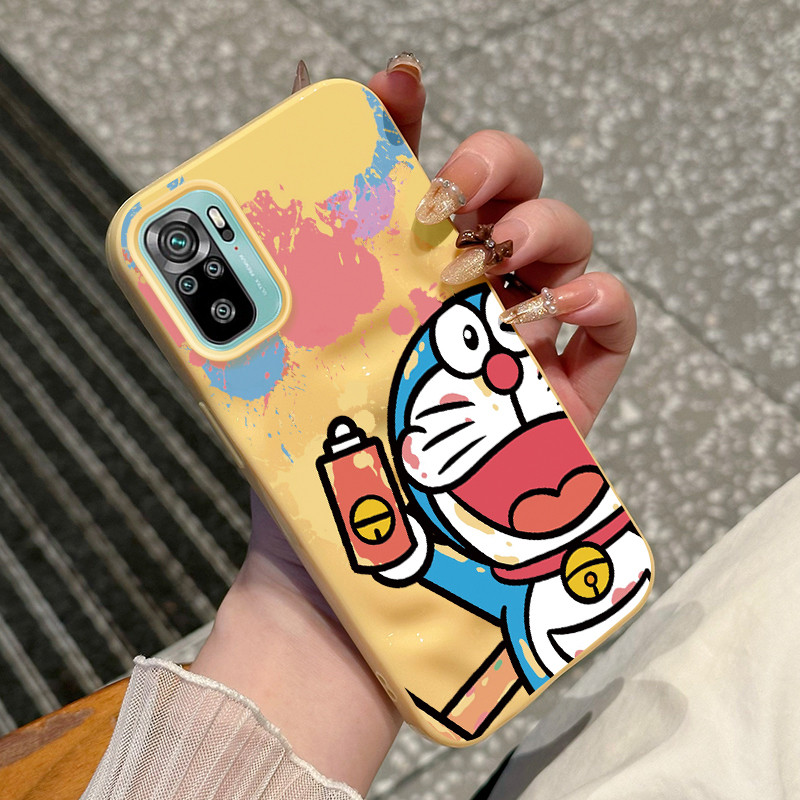 Casing Hp Untuk Xiaomi Redmi Note 10 Note 10s Case Casing pola Kucing menggaruk dinding Kasing HP Ce