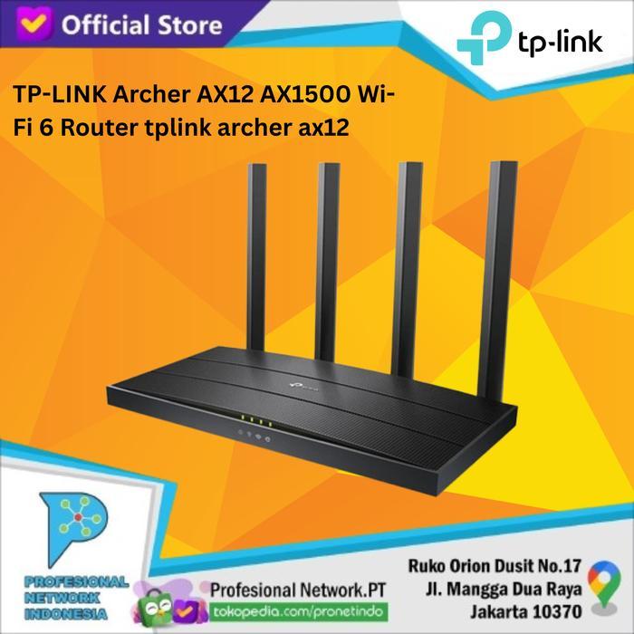 TP-LINK ARCHER AX12 AX1500 WI-FI 6 ROUTER TPLINK ARCHER AX12 AX 12