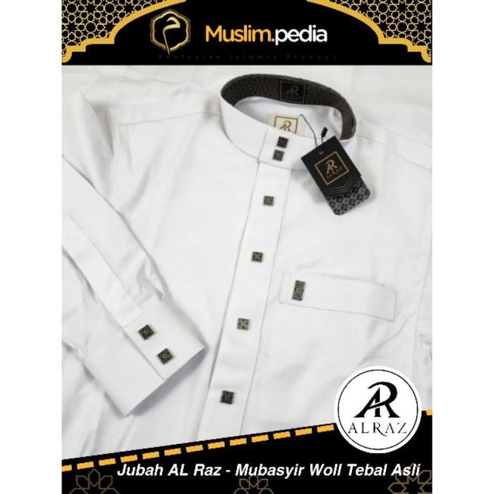 Gamis/ Jubah Putih Premium Alraz