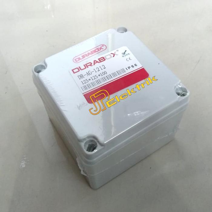 BOX PANEL PLASTIK ABS 125X125X100 MM ABU IP66 PANEL BOX PLASTIK