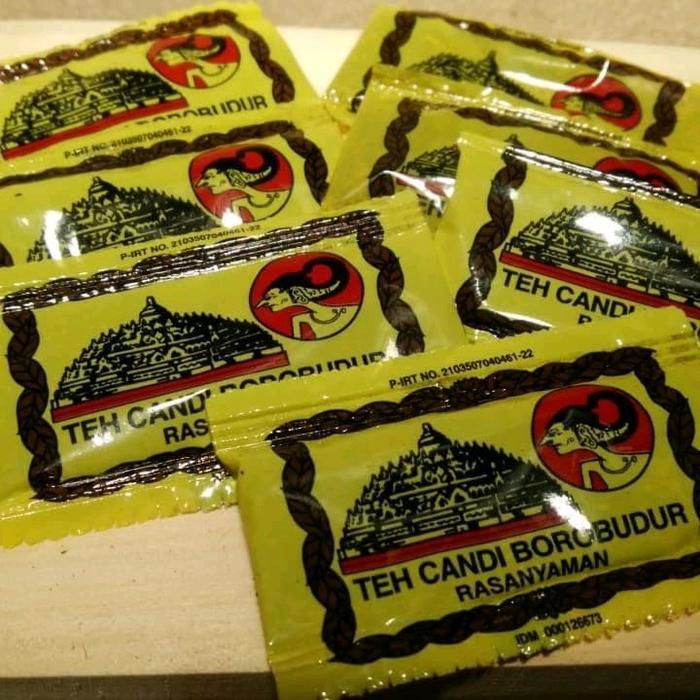 "New" TEH CAP CANDI BOROBUDUR 50 SACHET Tea
