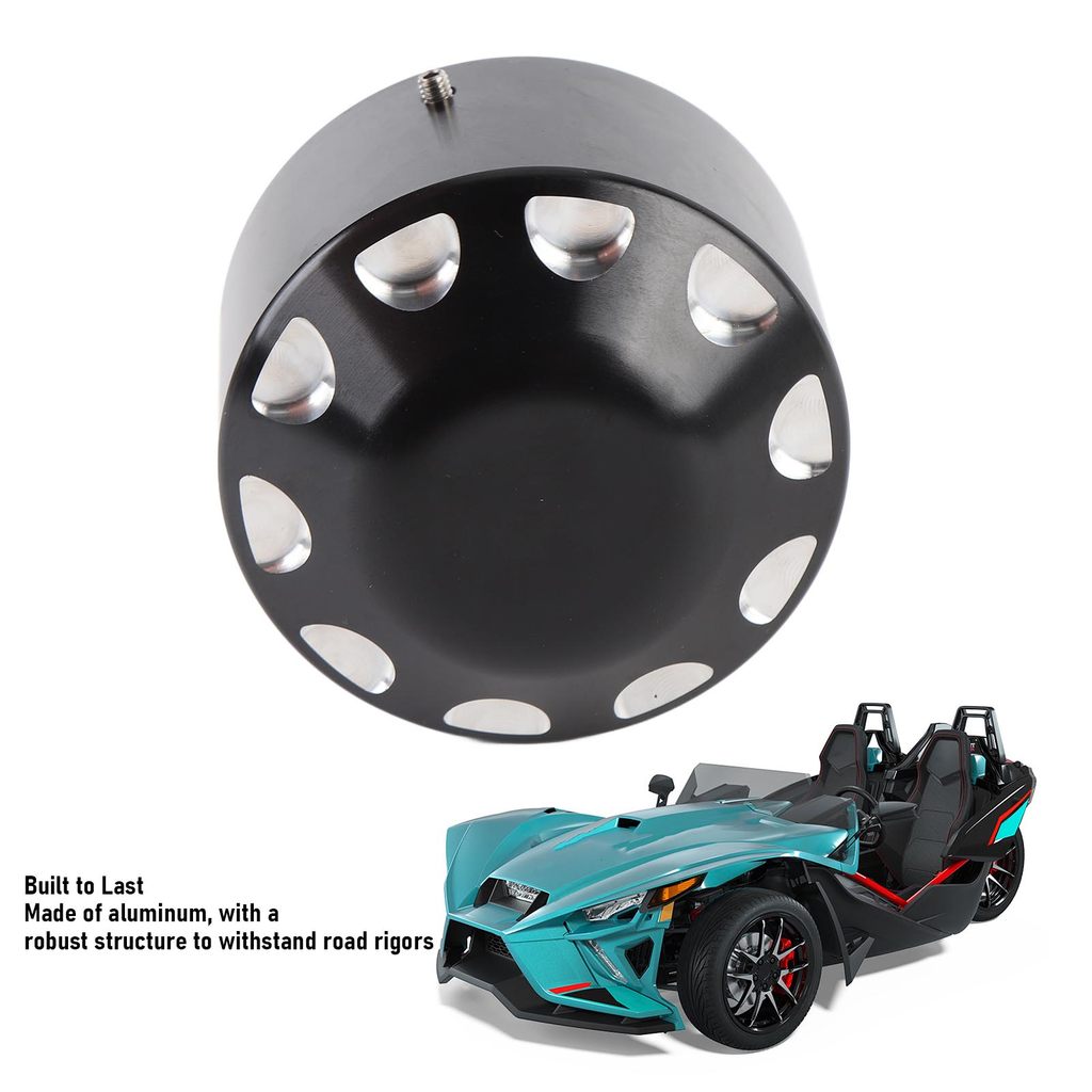 Axle Nut Cover Sturdy Aluminium Wearproof Wheel Axle Nut Replacement for Polaris Slingshot 2015-2024