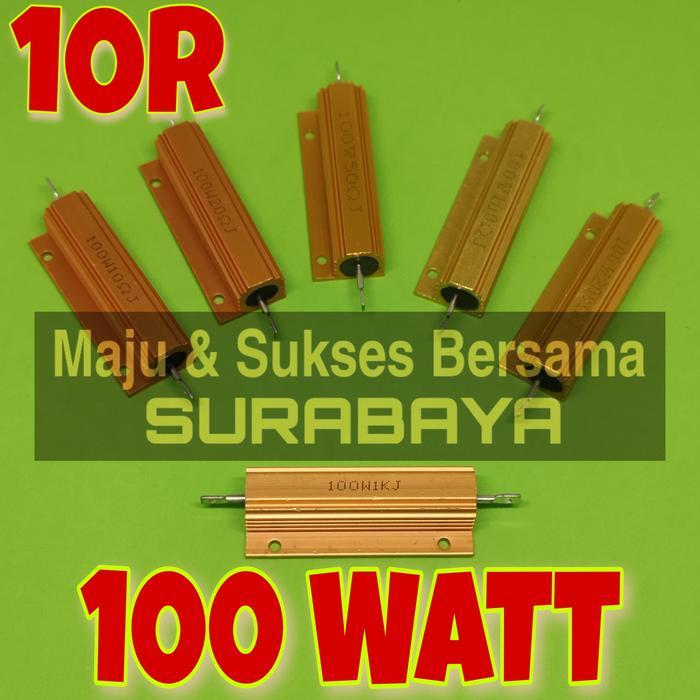Resistor 100W 10R 10 Ohm Wirewound Dummy Load Shunt 100 Watt Aluminium