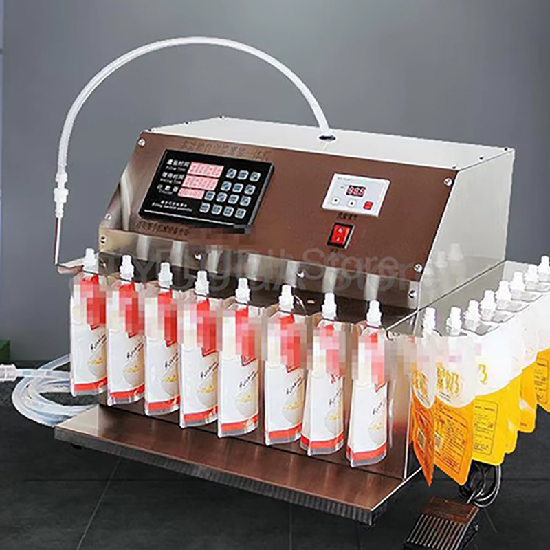 Spout Pouch Automatic Liquid Filling Machine Quantitative Liquid Filler for Stand Up Pouch Bottle