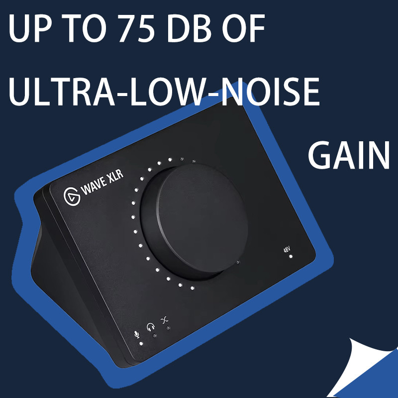 original Wave XLR - Audio Mixer audio controller Wave Link App 48 volts Clipguard Technology 75 db